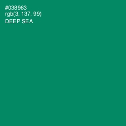 #038963 - Deep Sea Color Image